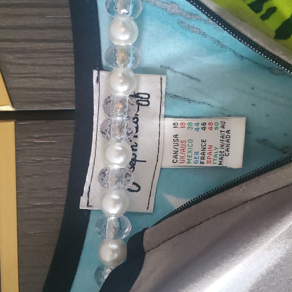 Joseph Ribkoff Multicolor Abstract Blazer - Picture 3 of 4